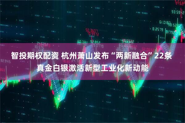 智投期权配资 杭州萧山发布“两新融合”22条 真金白银激活新型工业化新动能