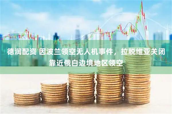 德润配资 因波兰领空无人机事件，拉脱维亚关闭靠近俄白边境地区领空